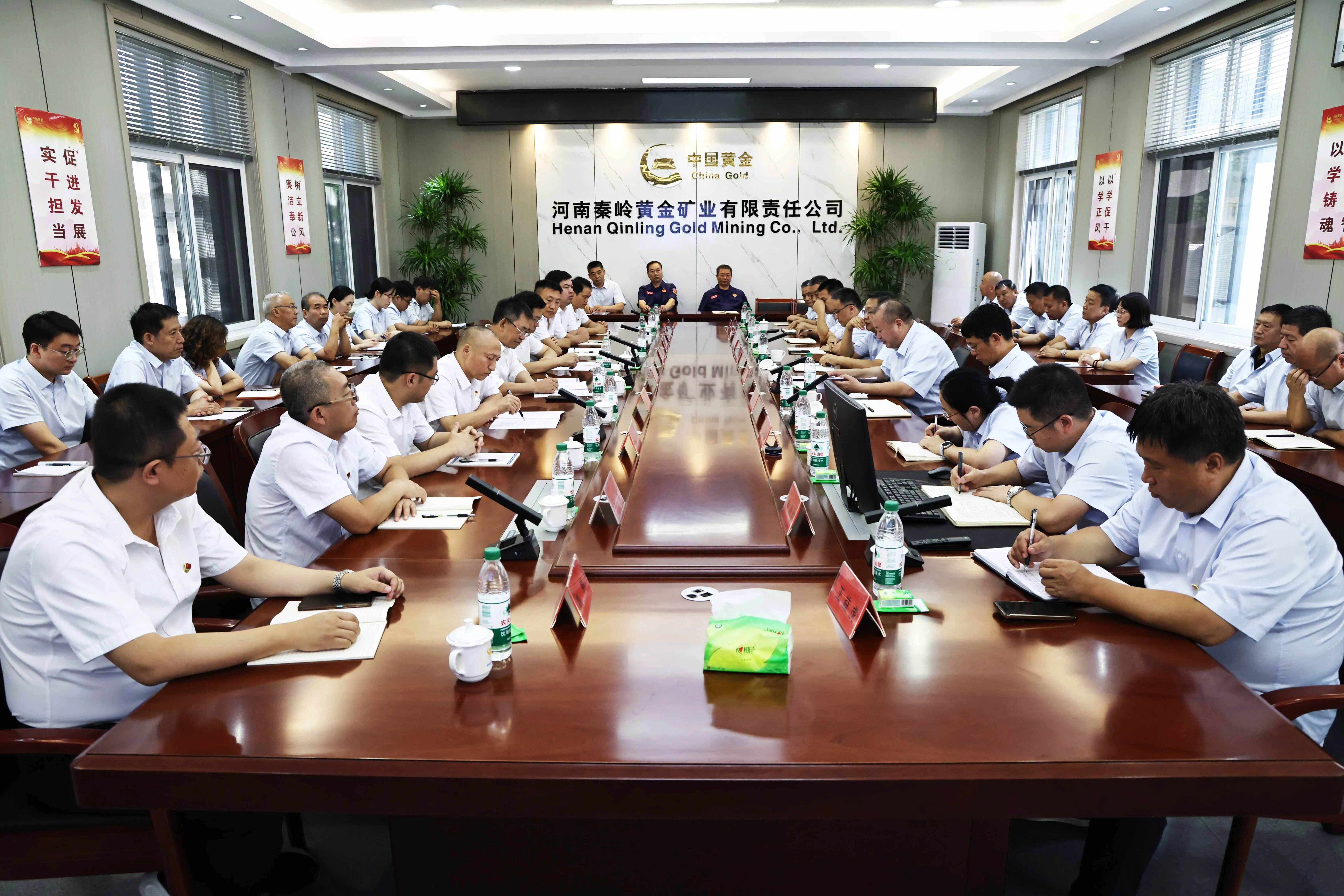 熊壮图赴河南秦岭公司调研